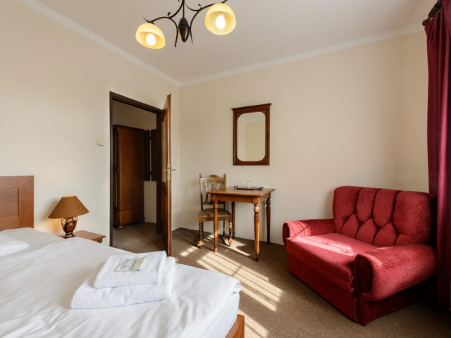 Single room in Hotel Valdštejn Liberec, Czech Republic