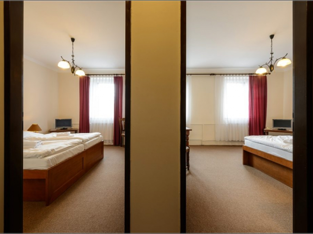 Vierbettzimmer im Hotel Valdštejn Liberec, Tschechien